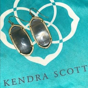 Kendra Scott DANI Earrings in Gold/Slate Grey